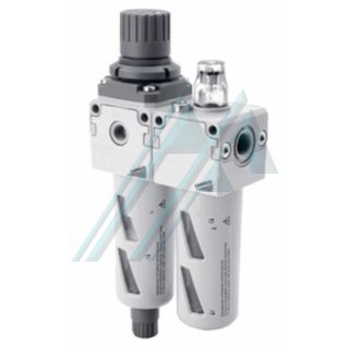 Assembly of the filter regulator and MC lubricator