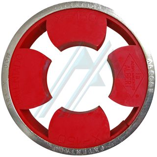 Coroa e o anel de montagem externa v. vermelho x150 Albert