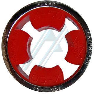 Crown and mounting ring exterior v. red x50 Albert