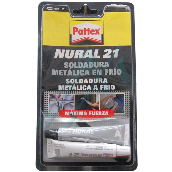 Pattex Adhesivo bicomponente Nural 21 metal (22 ml)