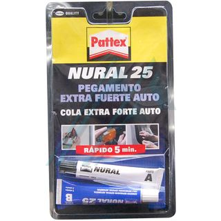 Adhesivo extra fuerte automóvil 5 minutos pattex nural 25 •