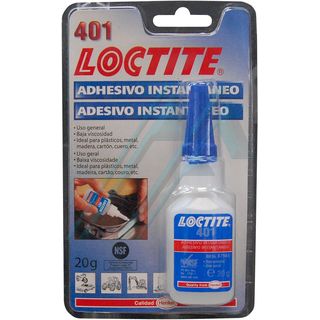 Loctite 401 adh&eacute;sif instantan&eacute; cianonacrilato 20 gr blister