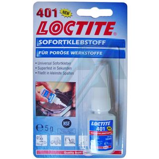 Loctite 401 adesivo instantâneo cianonacrilato 5 gr 