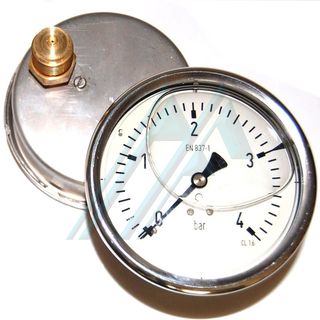 圧力ゲージø100グリセリン0-4kg裏口