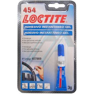 adhesivo instantáneo Loctite 454 gel