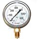Pressure gauge ø 100 with glycerin 0-600 kg vertical outlet