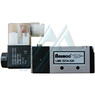 Solenoid valve Neumoc 5/2-1/4" 220 AC