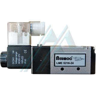 Solenoid valve Neumoc 5/2-1/8" 24 V DC