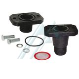 Kit completo flangia unione lunga M1 "in PA + FV