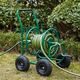 Carretilla metálica con enrollador para manguera 80 m