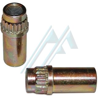 Raccord de frein femelle moleté M.10X1