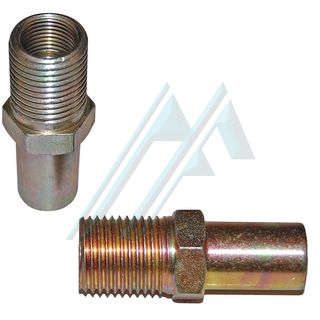 Brake fitting male M.16X1.5 female M.12X1