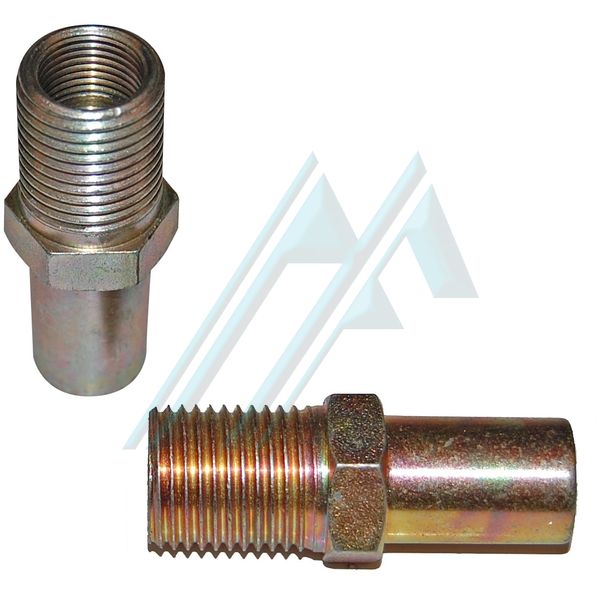 Fitting brake male M. 16X1.5 female M. 12X1 adapter