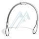 Universal anti-whiplash safety cable 700 mm Ø 5 1/2 "-2"
