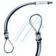 Universal anti-whiplash safety cable 700 mm Ø 5 1/2 "-2"