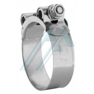 Collier de serrage inox renforc&eacute; &Oslash; 104-112
