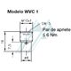 HAWE دارة إدخال صمام متعدد المنافذ WVC 1