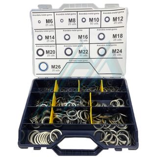 Metric rubber / metal washer case