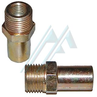 SAE M10X1 encaixe de travão de cone macho L-24 C-8