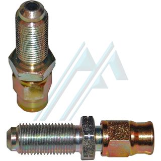 Male connector straight Bulkhead
