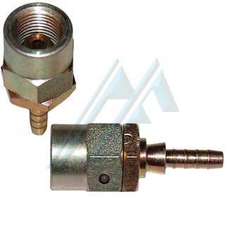 Фитинг автомобильной внутренней резьбой 1/8" обжимной