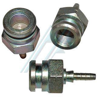 Connector female M-10X100 teflon-3