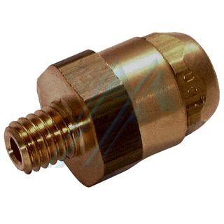 Racor Hoerbiger de entrada recto, rosca macho BSP y m&eacute;trica c&oacute;nica