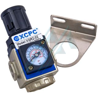 Regulador de press&atilde;o pneum&aacute;tica de 1/4 "com medidor XGR2-02
