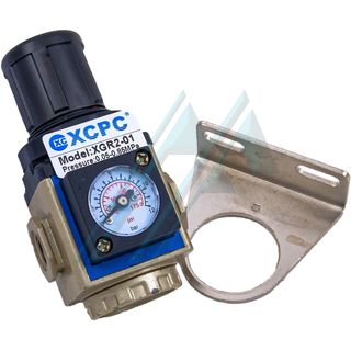 منظم ضغط هوائي 1/8 بوصة مزود بمقياس XGR2-01