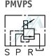 Клапан ограничения давления пропорциональный монтажа на плате PMVP