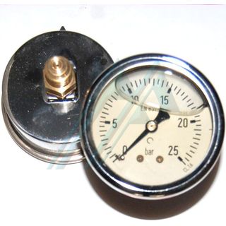 Manometer &oslash; 63, mit glycerin 0-25 kg ausgabe an der r&uuml;ckseite