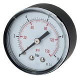 Manometer Ø 53 0-10 kg Hintergewinde 1/4 "