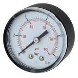 Pressure gauge Ø 53 0-10 Kg rear thread 1/4 "