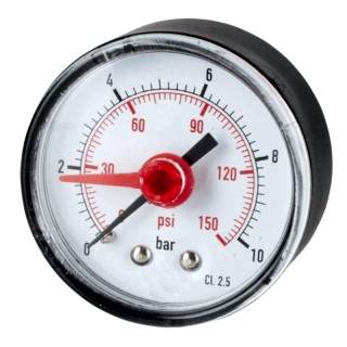 مقياس ضغط Ø 53 0-16 كجم سن خلفي 1/4 بوصة بمؤشر أحمر