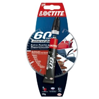 Pegamento extrafuerte multimaterial Loctite 60 segundos