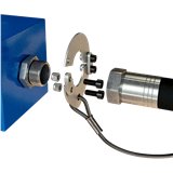 Sistema de retención abierto Stopflex para racor JIC 37° OPEN