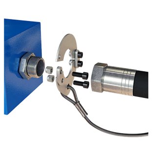 Sistema de retención abierto Stopflex para racor DIN 2353 OPEN