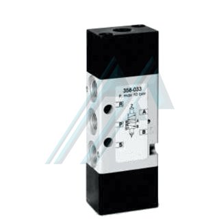 V&aacute;lvula pneum&aacute;tica de 5/2 vias, portas G 1/8, biest&aacute;vel