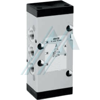 Valvola pneumatica 5/2 vie, attacchi G 1/4, bistabile