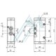 5/2-way pneumatic valve, G 1/4 ports, bistable
