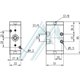 Válvula pneumática de 5/2 vias, portas G 1/4, biestável