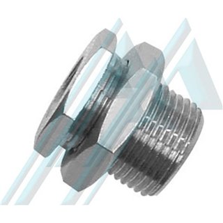 Durchführungsverschraubung mit Gewinde 1/8 "16 x 150