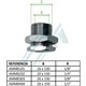 3/8 "threaded gland fitting 26 x 150