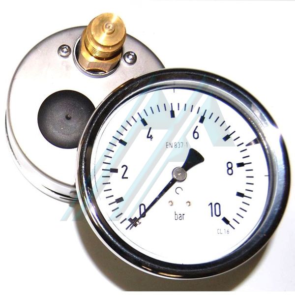 QSP Mechanische Kraftstoff Manometer, Flüssigkeit Gefüllt (0-100 psi / 1-7  bar) für Honda ✓ AKR Performance