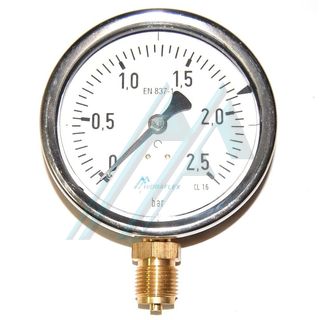 Man&ocirc;metro &oslash; 100 seco 0-2.5 kg sa&iacute;da vertical