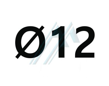 V&eacute;rins pneumatiques. Diam&egrave;tre 12