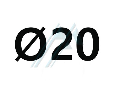 V&eacute;rins pneumatiques. Diam&egrave;tre 20