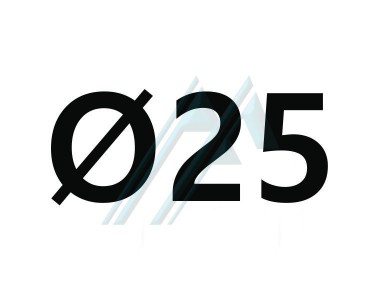 V&eacute;rins pneumatiques. Diam&egrave;tre 25