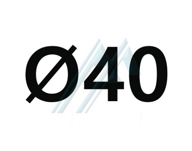 V&eacute;rins pneumatiques. Diam&egrave;tre 40