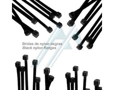 Cintas de Nylon pretas